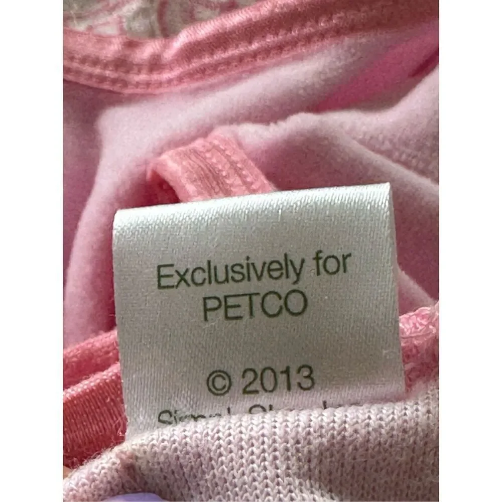 ￼Petco 2013 Pink Girly Girl Bow Hoodie Size M
